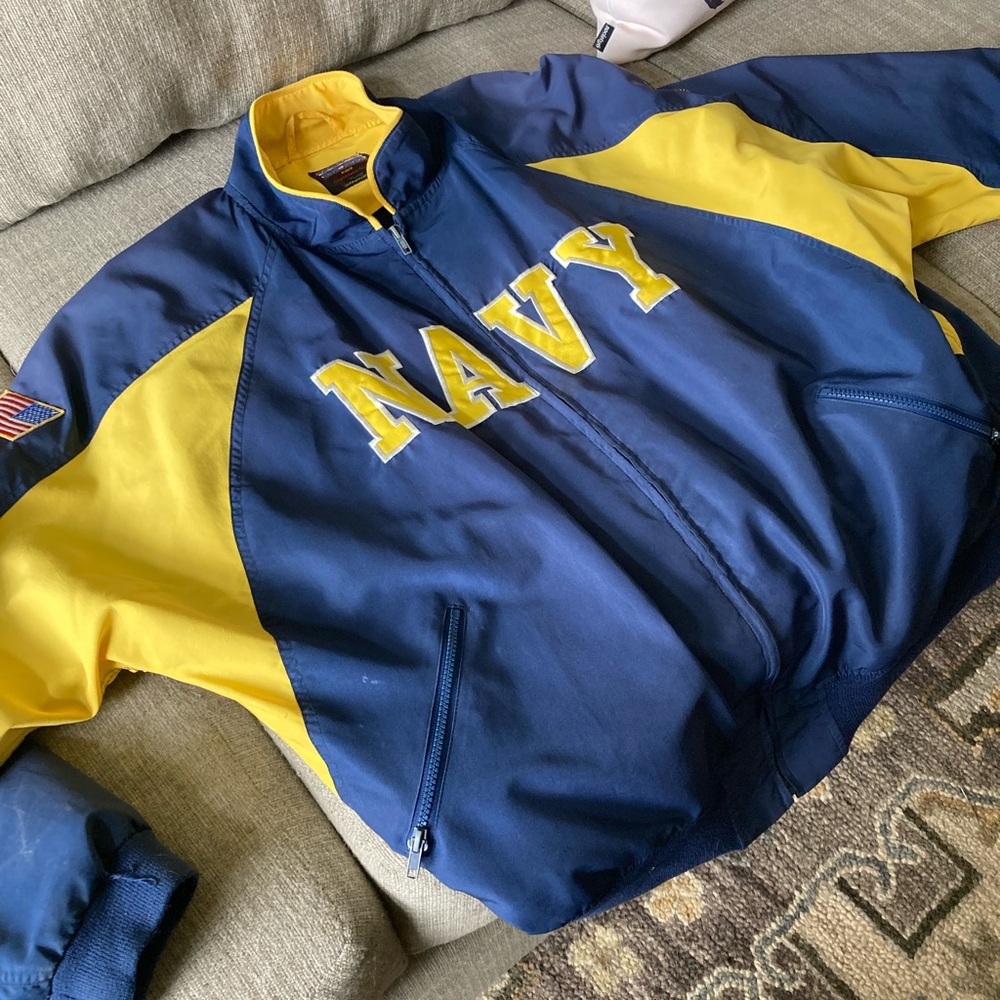 Navy - Blue and Yellow Jacket